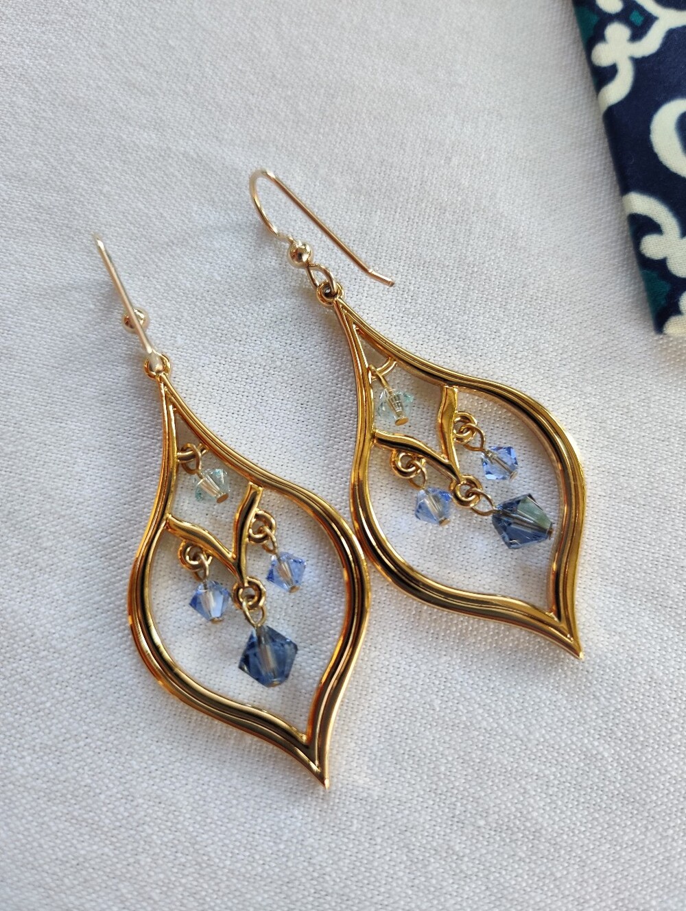 Brighton Prism Lights Teardrop Earrings with Blue Crystal Accents